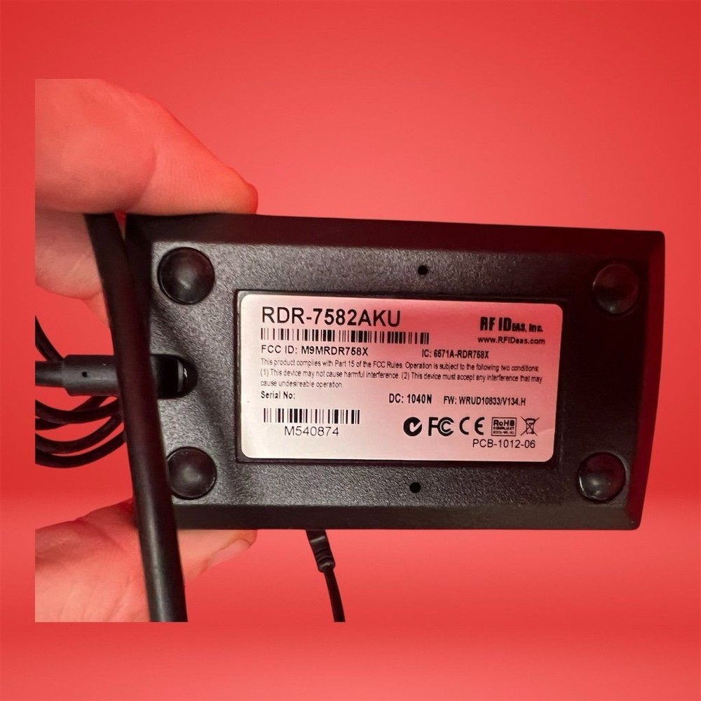 RF IDEAS USB Proximity Access Control Reader RDR-7582AKU