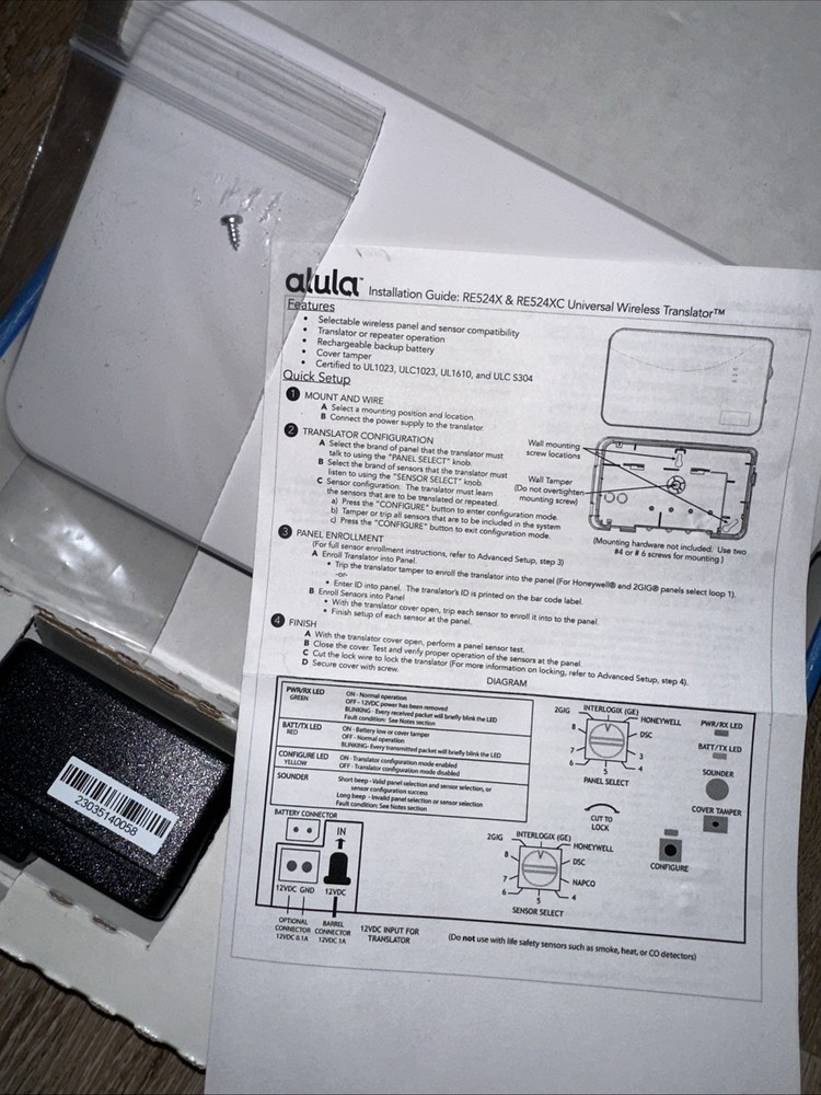 Alula RE524X Universal Wireless Translator
