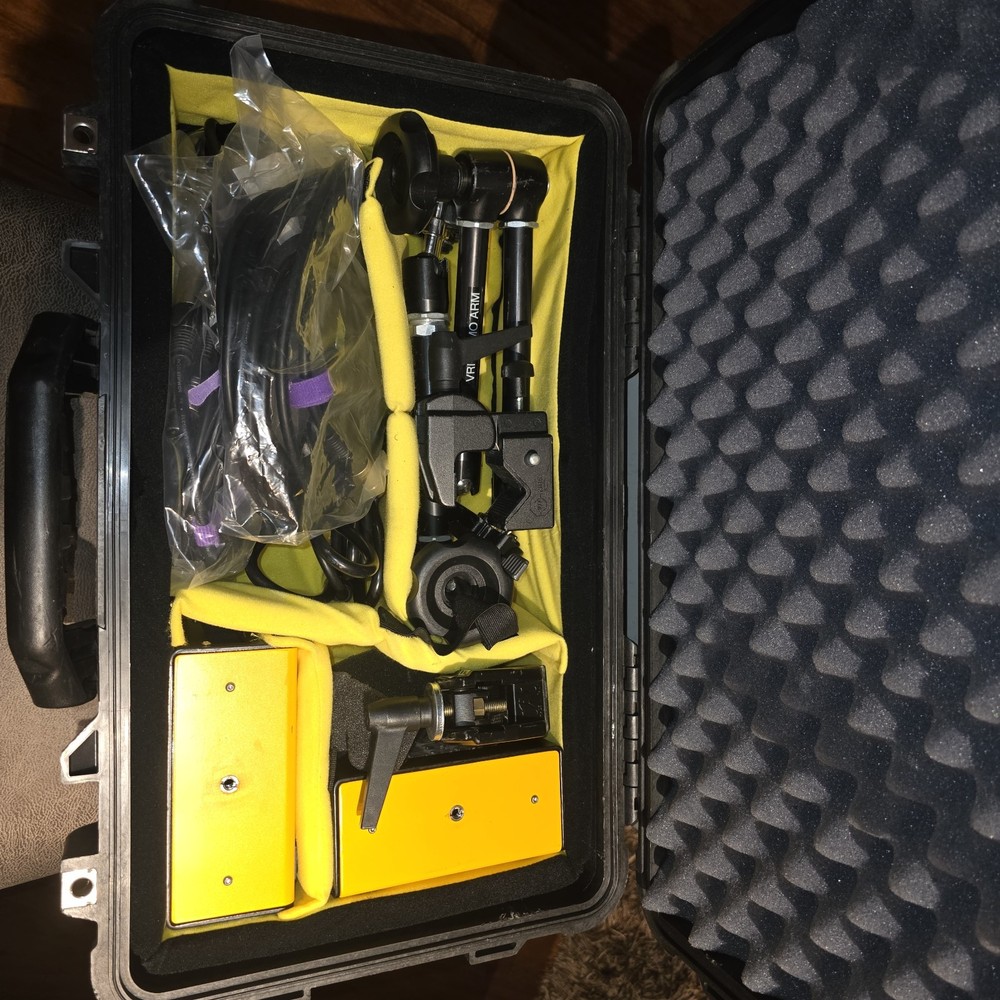 Phantom Vision Research LED Studio Lighting Kit, 2 Units, Clamp, Case