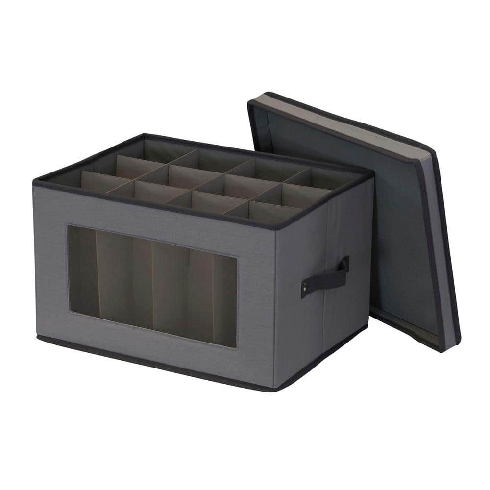 Stemware Storage Box in Gray
