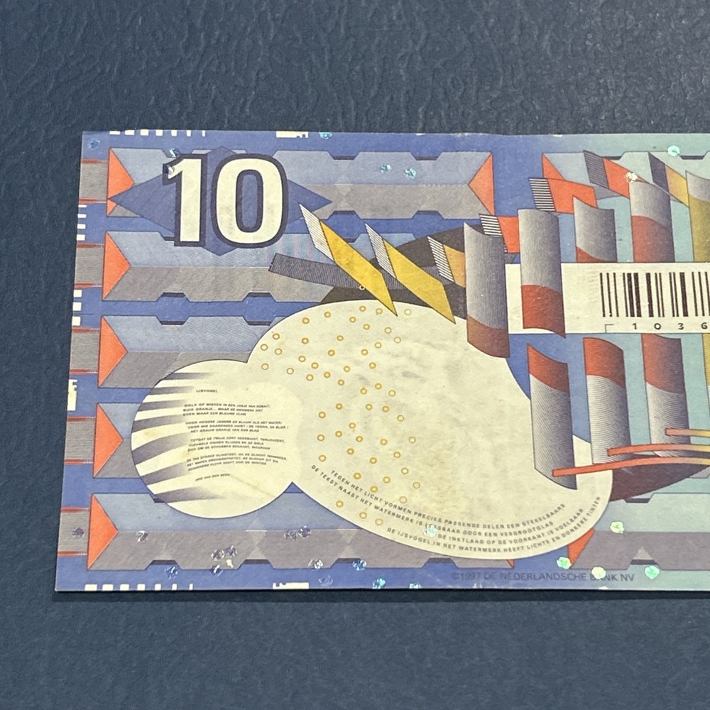 Netherlands- 10 Gulden- 1997
