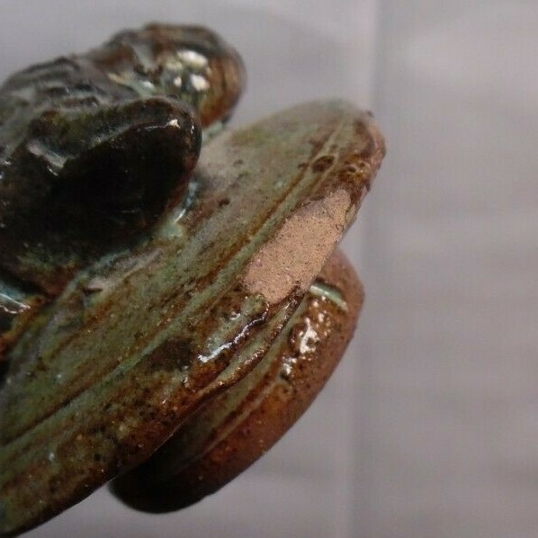 Decorative Studio Art Pottery Turtle Teapot