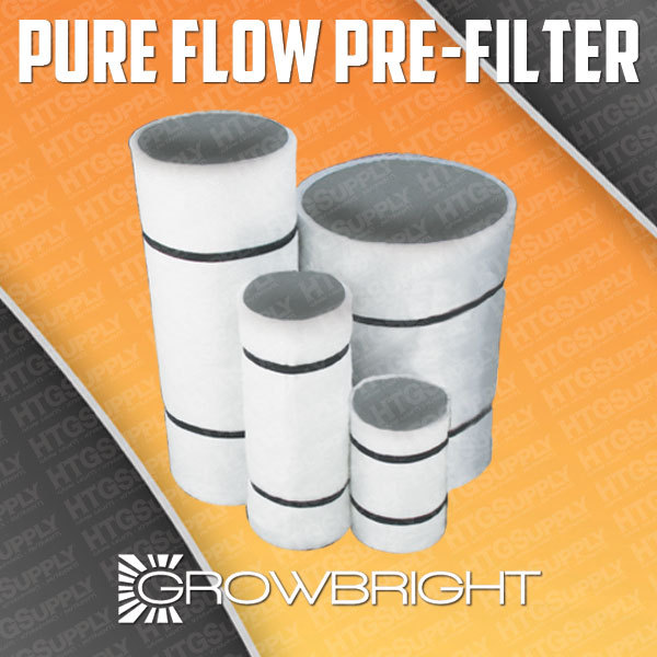Growbright Carbon Filter replacement pre-filters Pure Flow Air