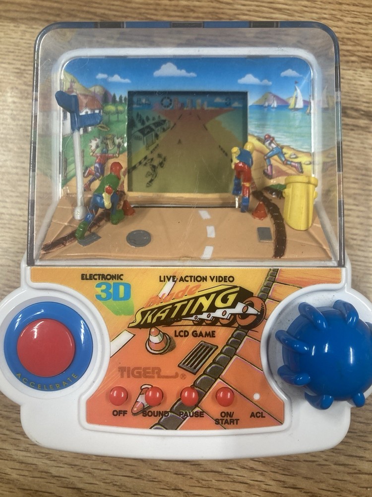 Tiger Electronics 3D Blade Skating LCD Handheld Game - 1993
