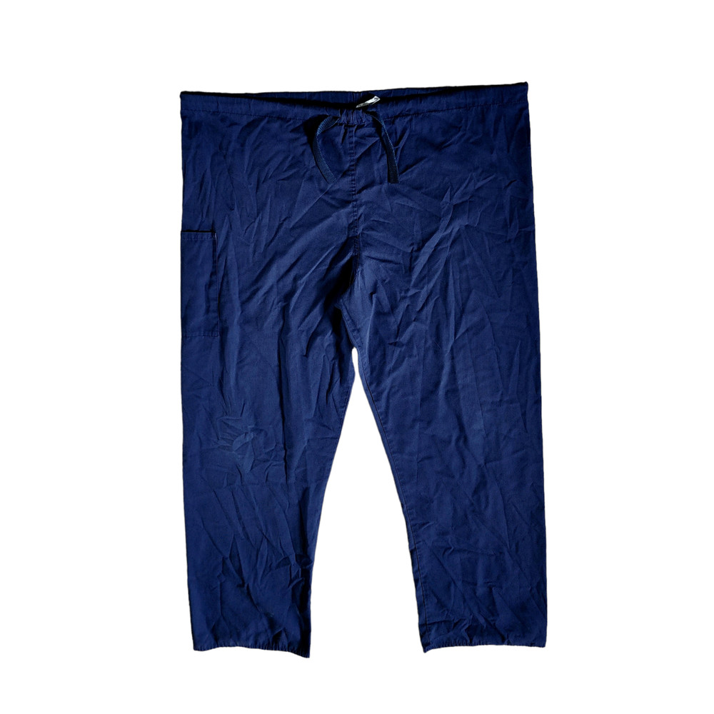 Unisex Fundamental Top & Bottom Scrubs dark blue