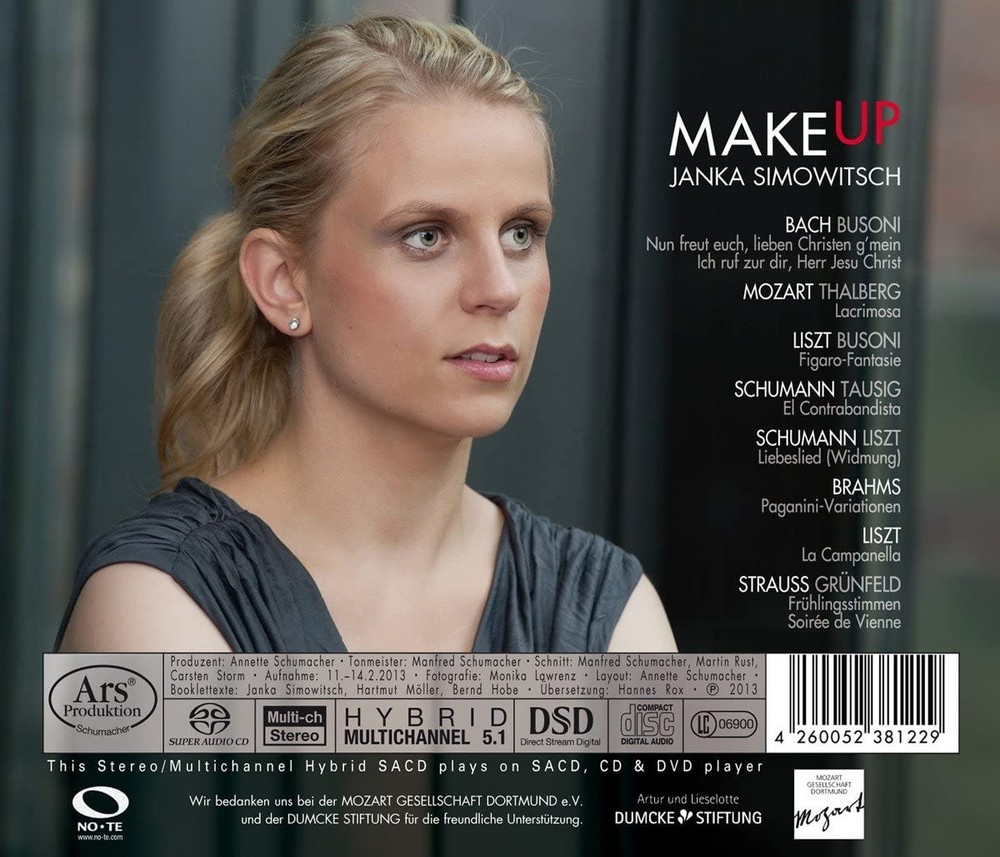 Simowitsch Janka Make up - Adaptions und Transcriptions (CD)