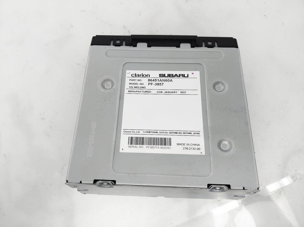 2020-2021 Subaru Outback Center Console Cd Disk Reader Deck 86451An60a - Oem