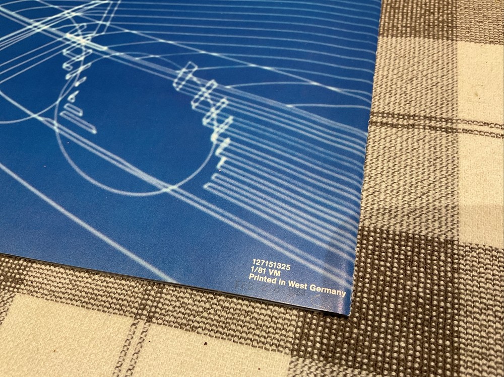1981 BMW Engine Features Sales Brochure 528e 733i