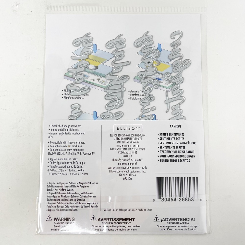Sizzix Thinlits Cutting Dies Spanish Celebration Birthday Bundle NEW