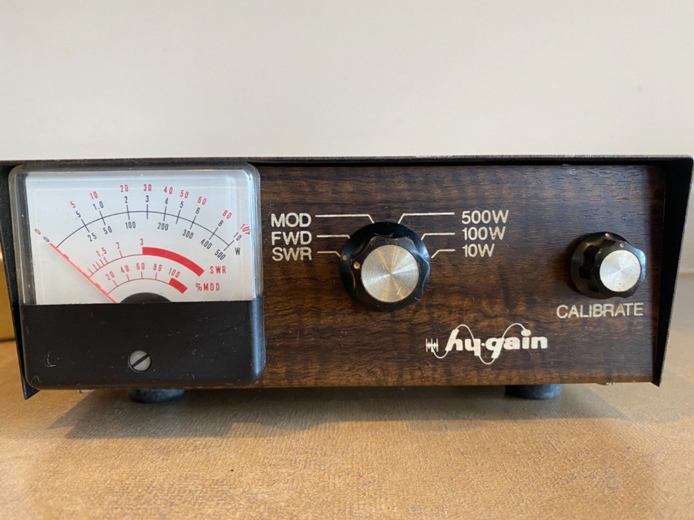 Vintage Hy-Gain Electronics CB Power Meter Model 421A Wattmeter NOT TESTED