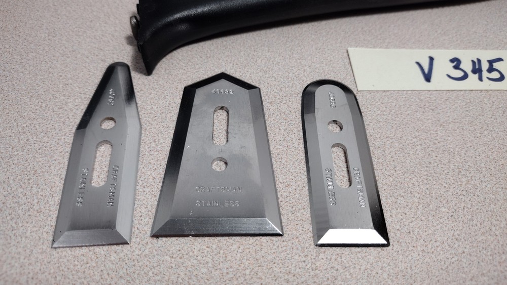 Craftsman Handi-Scraper 940690 Utility Scraper Handle, 3 Blades & Instructions (