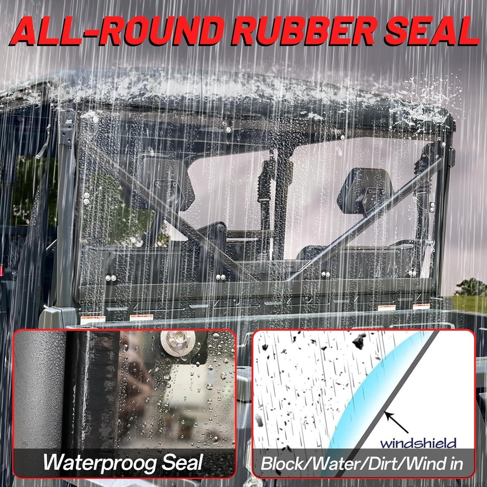 Rear Windshield Window Clear for CFMOTO UFORCE 1000 2019-2026