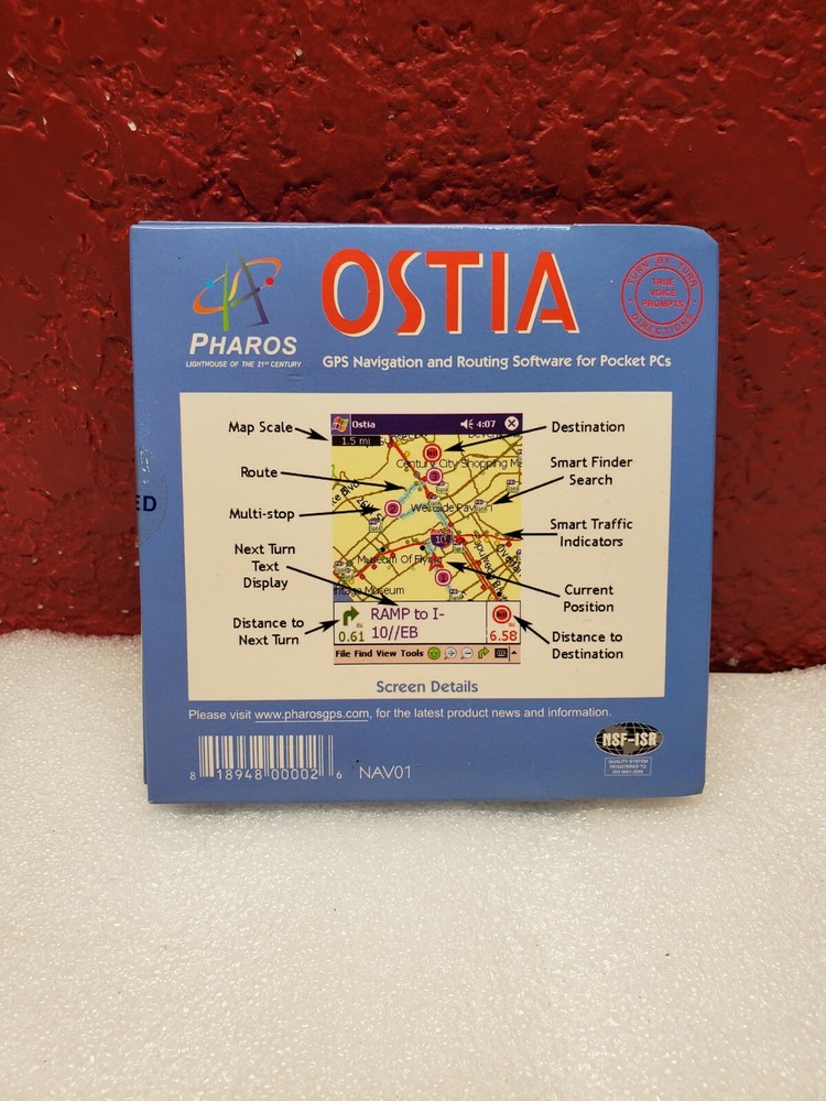 Pharos Ostia GPS Navigation Software