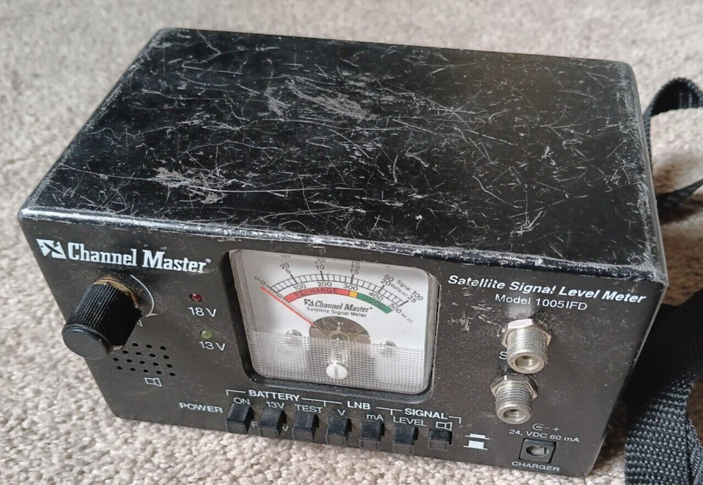 Channel Master Satellite Signal Level Meter Model 1005IFD Untested