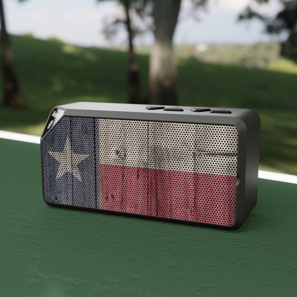 Rustic Texas Flag Bluetooth Speaker