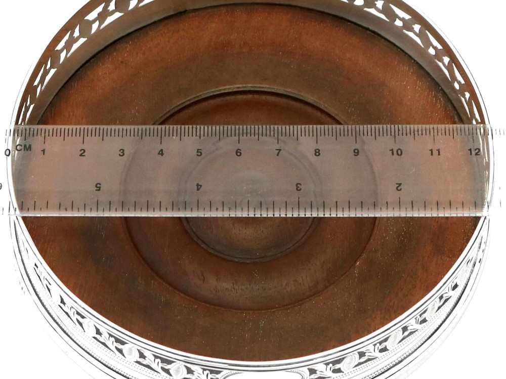 Georgian Sterling Silver Coasters 1795