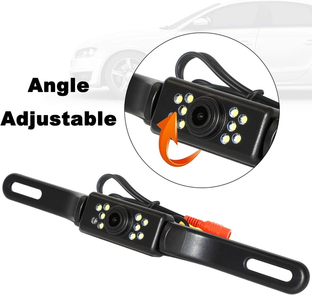 4.3" Backup Camera Mirror Car Rear View Reverse Night Vision Parking System Kit