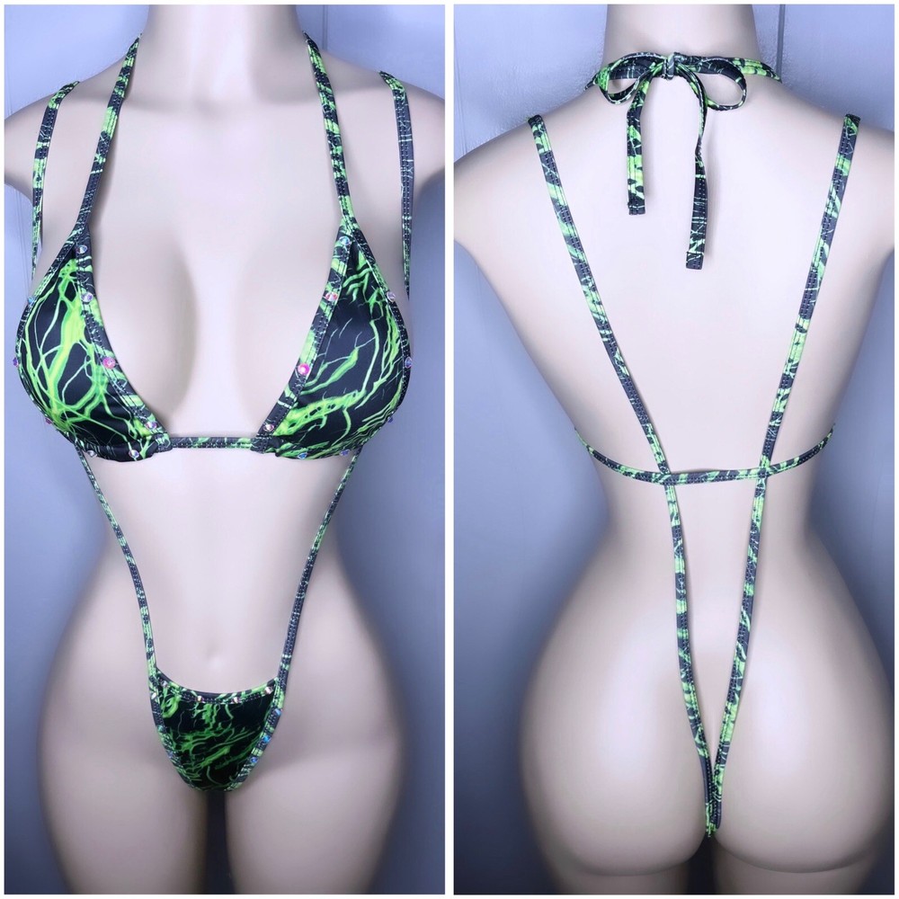 Exotic Dancer Stripper Sexy Two Piece Dancewear