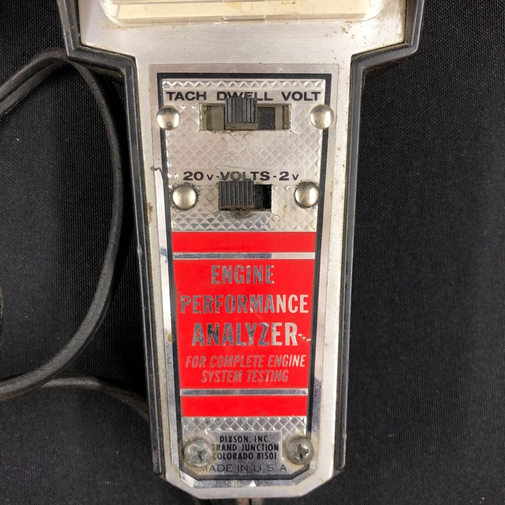 Vintage Dixson Engine Performance Analyzer Made in USA Untested