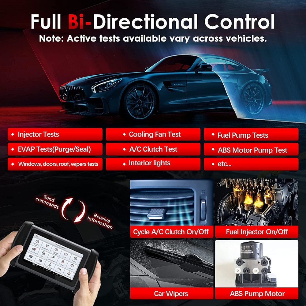 XTOOL IK618 Key Programmer Bidirectional Diagnostic Tool OBD Code Reader Scanner