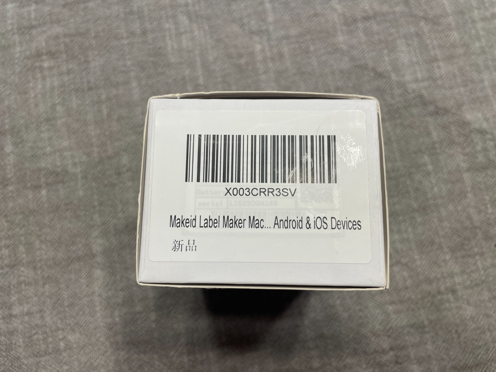 Makeid L1 Label Maker Machine Android & ios Devices Cream New