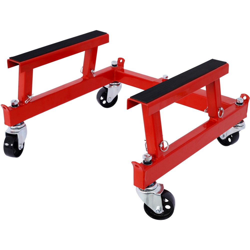 Motorcycle Engine Cradle Dolly 1500lbs ,red