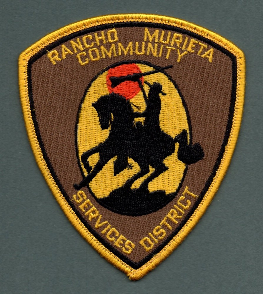 Rancho Murieta California CSD Police Patch