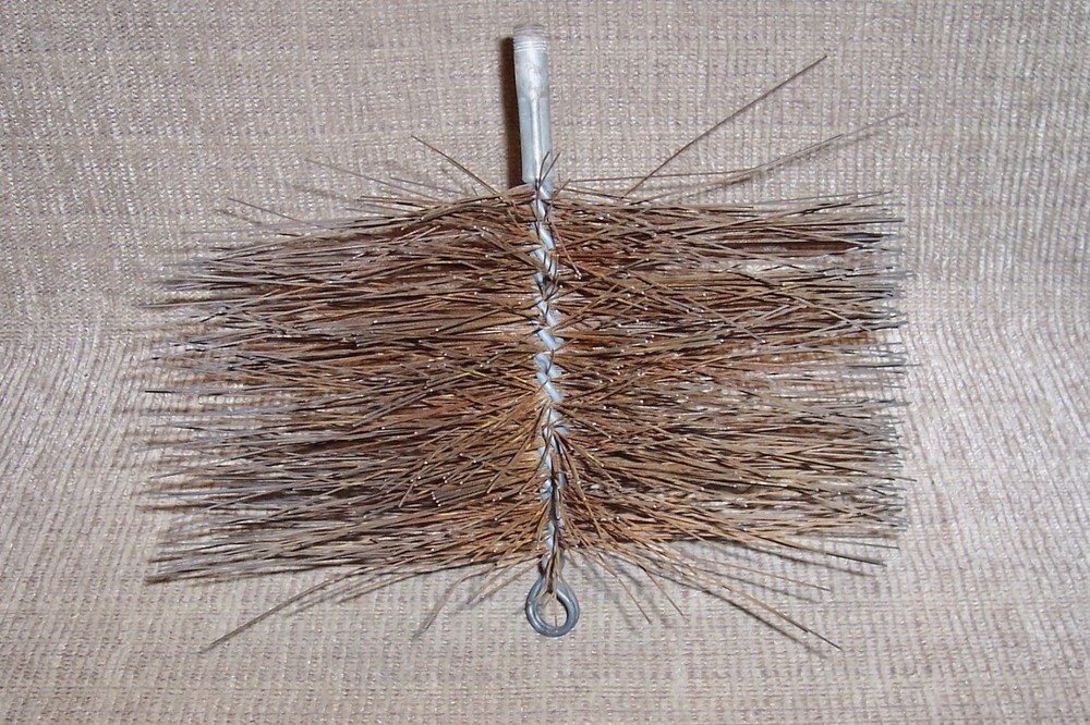 Rectangular 7" x 11" Wire Bristle Chimney Brush Rectangle Chimney Cleaning Tool