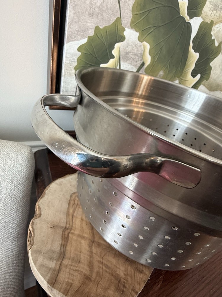 Scanpan Stainless Steel Multi Pot Perforated Insert ONLY Pasta Strainer