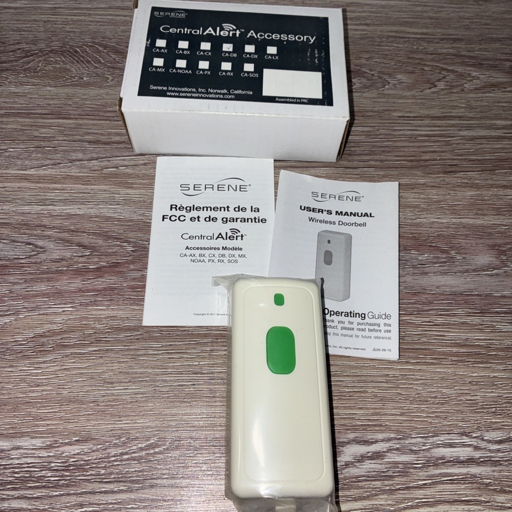 Serene Innovations CentralAlert CA-DB Doorbell Button