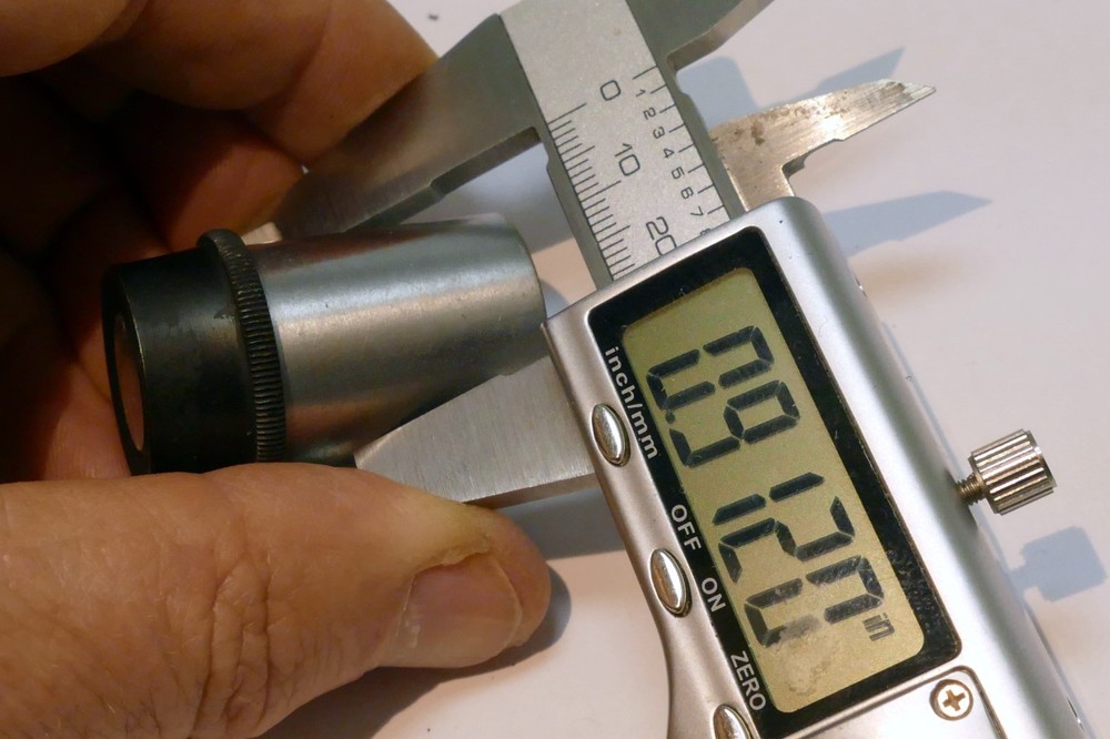 PEC 20X MICROSCOPE EYEPIECE OCULAR ~ 23mm OD 23B