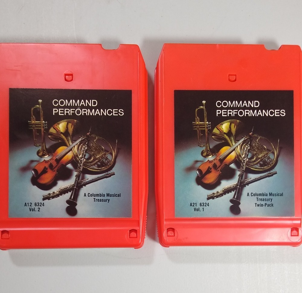 Command Performances - Various Classical - Columbia House 2 Tape Set 8 Track