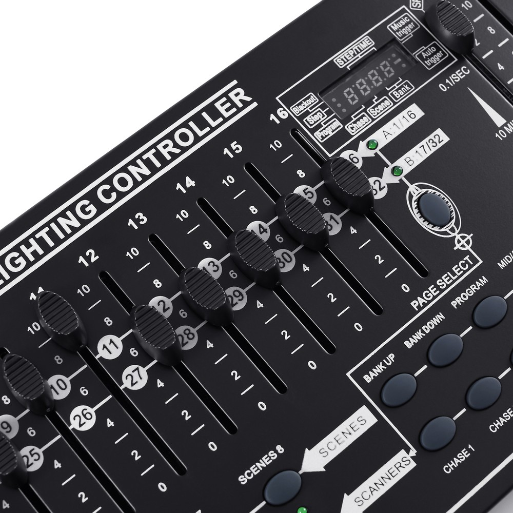 DMX 512 Operator 384CH DJ Light Stage Performance Controller Console W/ Lamp