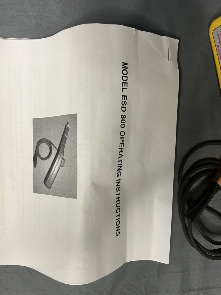 Bartek Technologies Electrostatic Discharge Safety Shorting Probe ESD-800 NEW