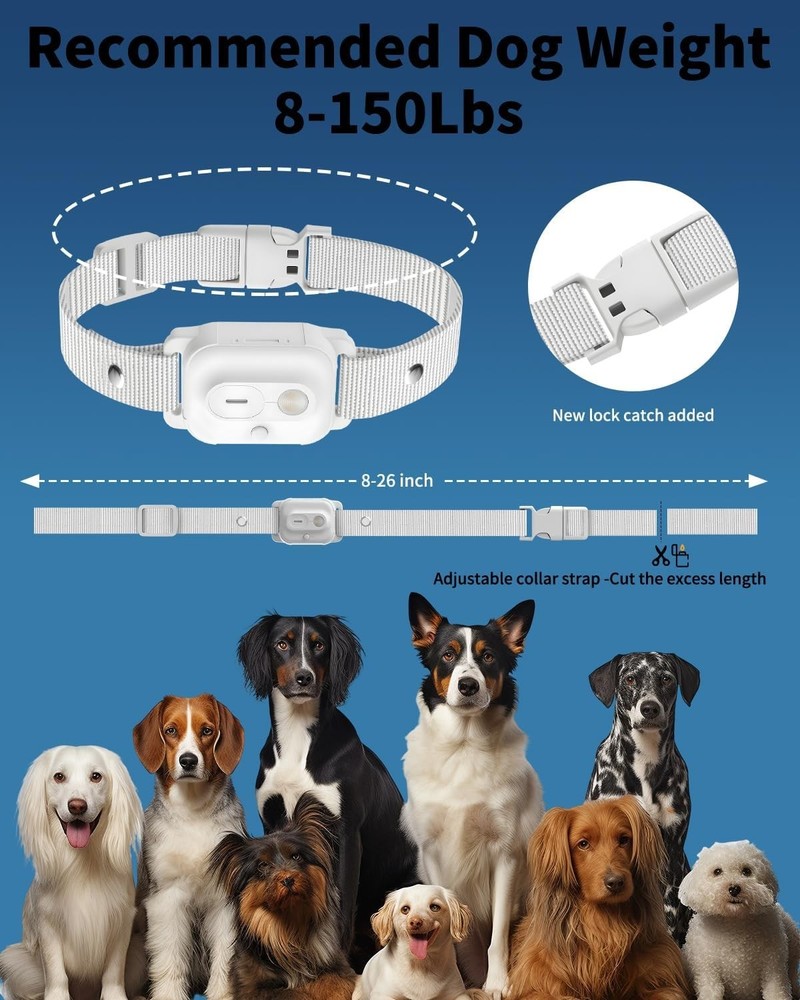 Dog Training Collar with Remote 3300FT Range Waterproof Rechargeable E Collar