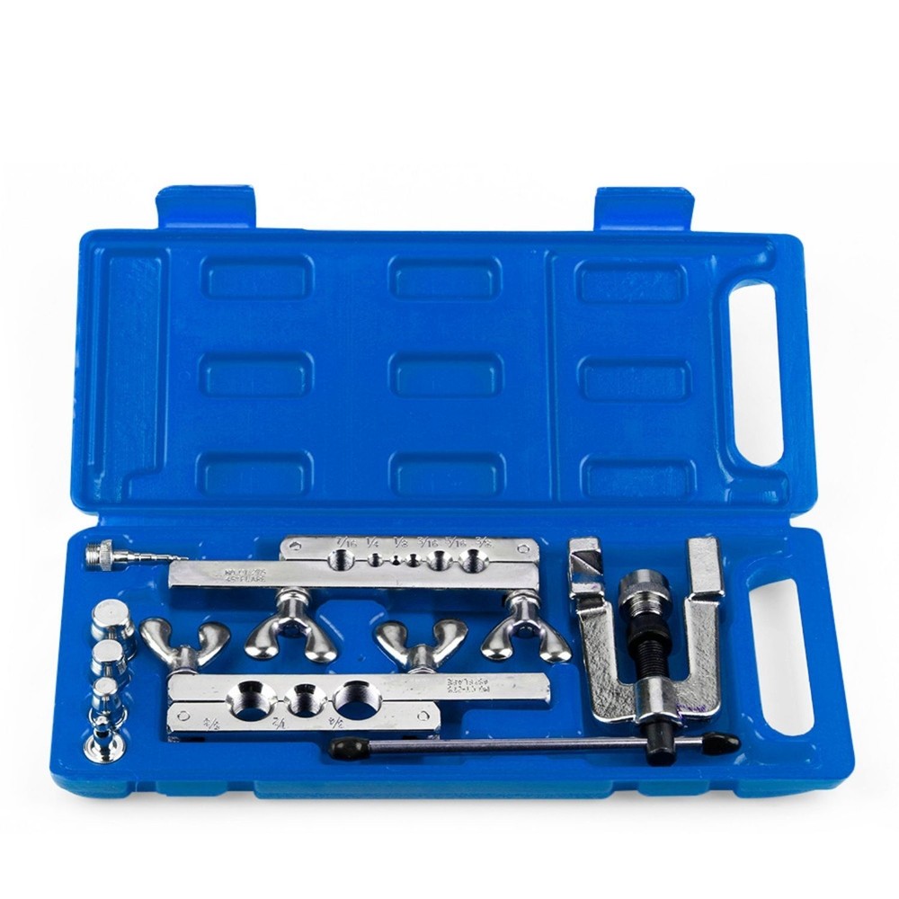 45 Degree Traditional Extrusion Type Flaring & Swaging Tool Kit W/ Carrying Case