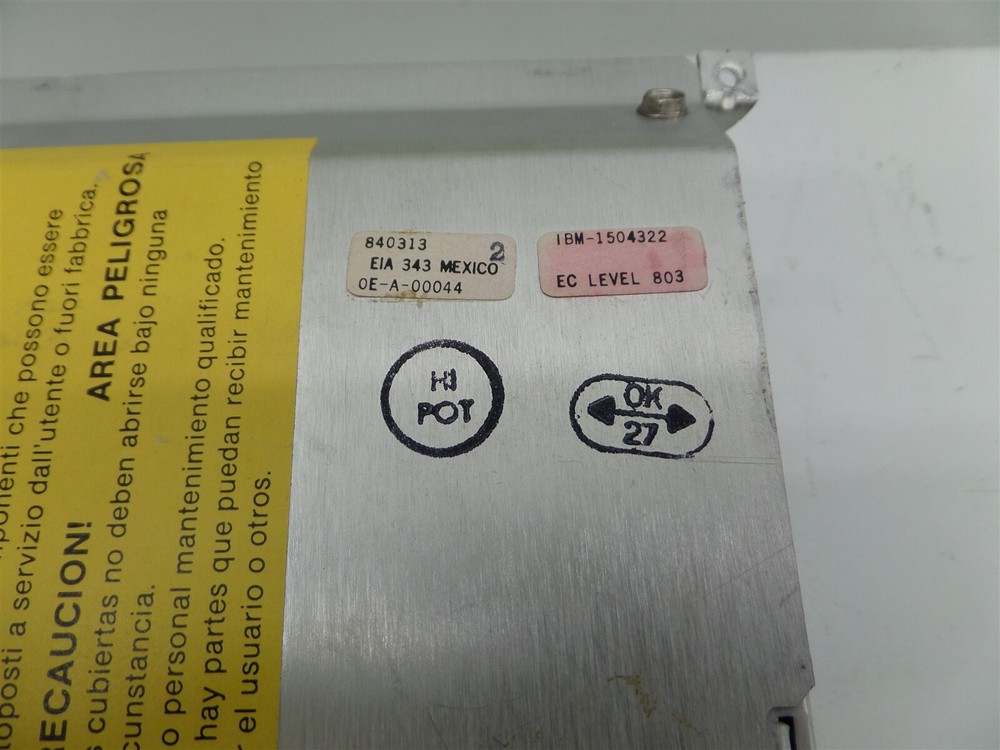 IBM 1504322 WorkMaster Power Supply