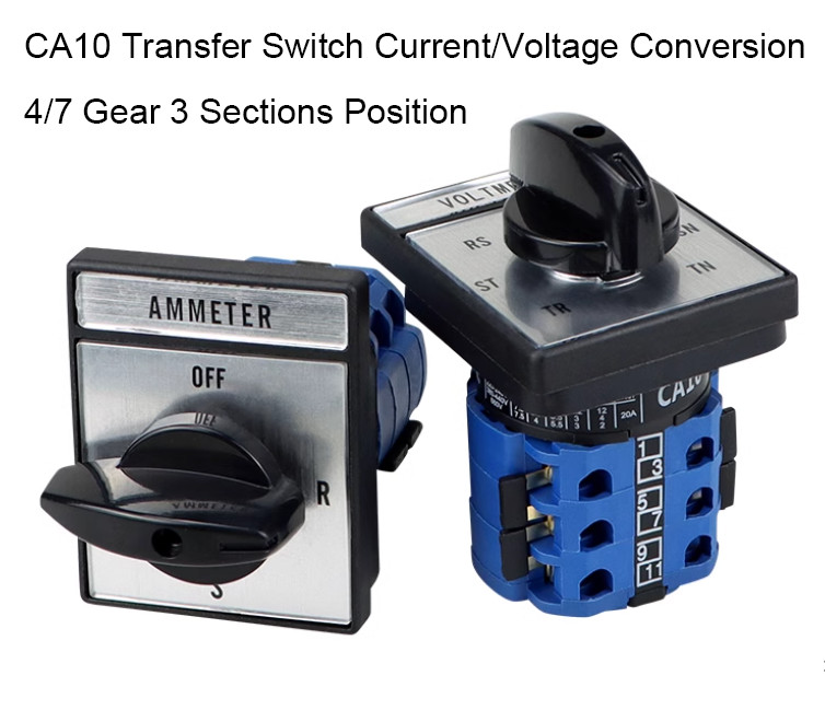 CA10 Transfer Switch Current/Voltage Conversion 4/7 Gear 3 Sections Position