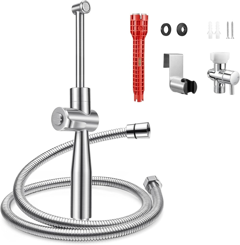 Adjustable Flush Angle & Water Pressure for Personal Care