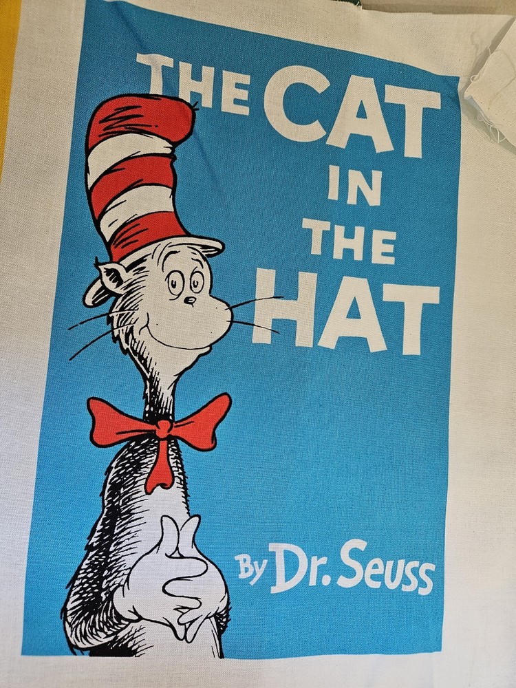Dr Seuss Fabric Panel, Cotton, $12