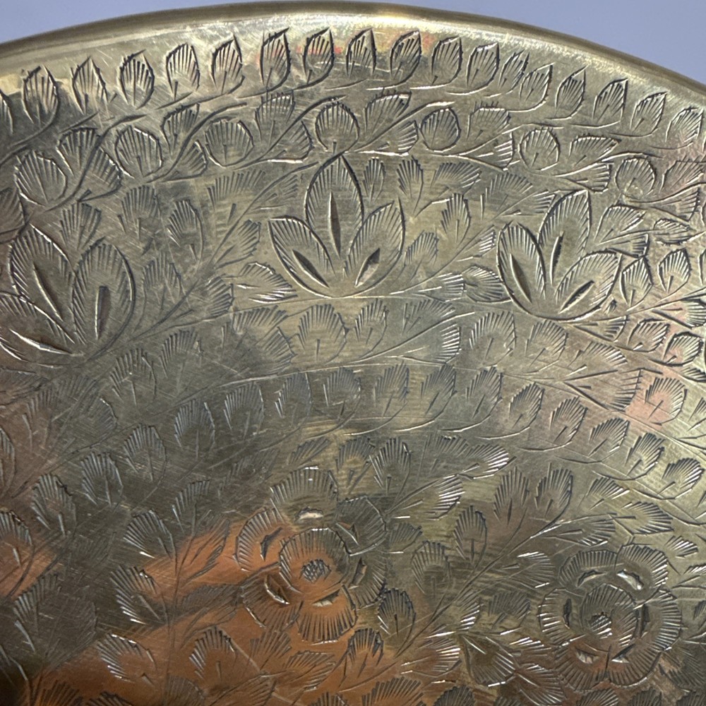 Middle Eastern Antique Brass Foot Warmer Stool