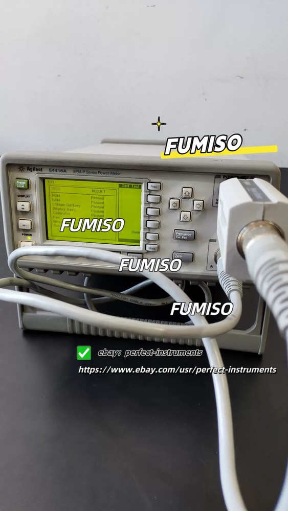 KeysightAgilent E4416A Single Channel Power Meter Mainframe Without Probe#per