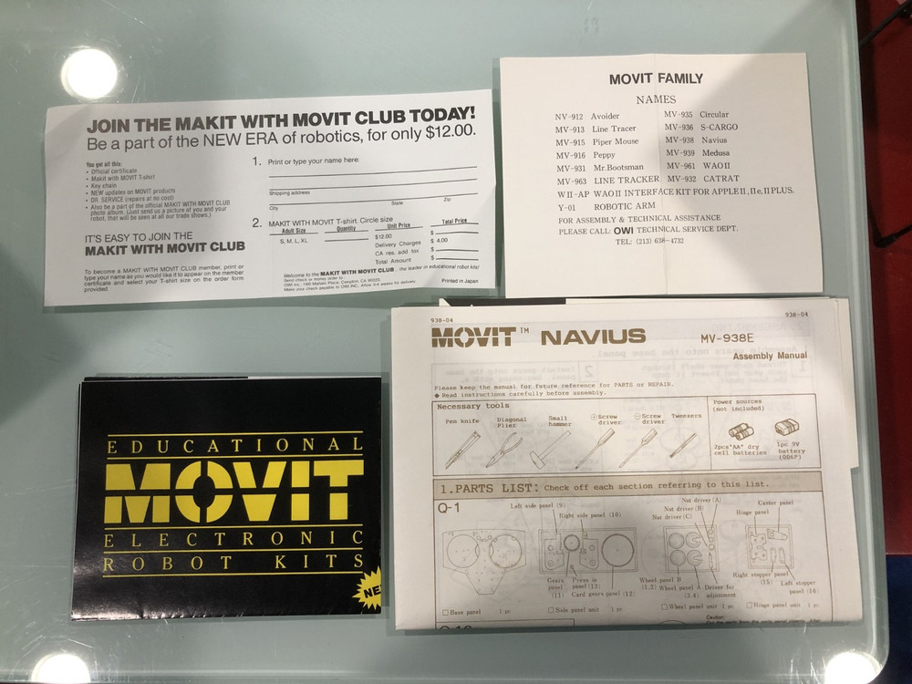 MOVIT NAVIUS 938 ELECTRONIC EDUCATIONAL KIT ASSEMBLED