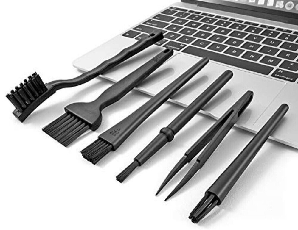 6 In 1 Mini Computer Keyboard Cleaner PC Laptop Brush Dust Cleaning Kit Tools