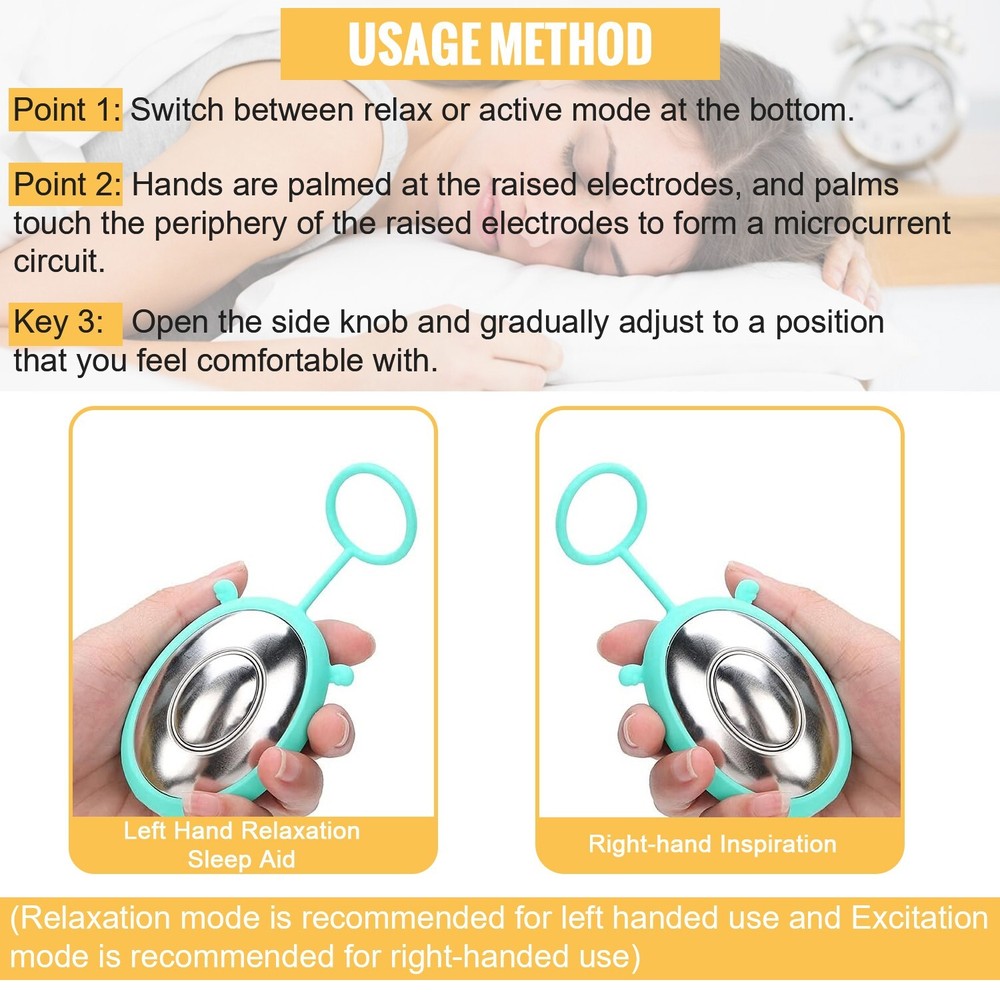 Portable Sleep Relief Device-Handheld Ergonomic Machine for Better Sleep Quality