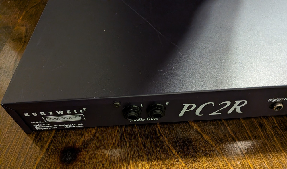Kurzweil PC2R Digital Rack Sound Module synthesizer with PSU - works!