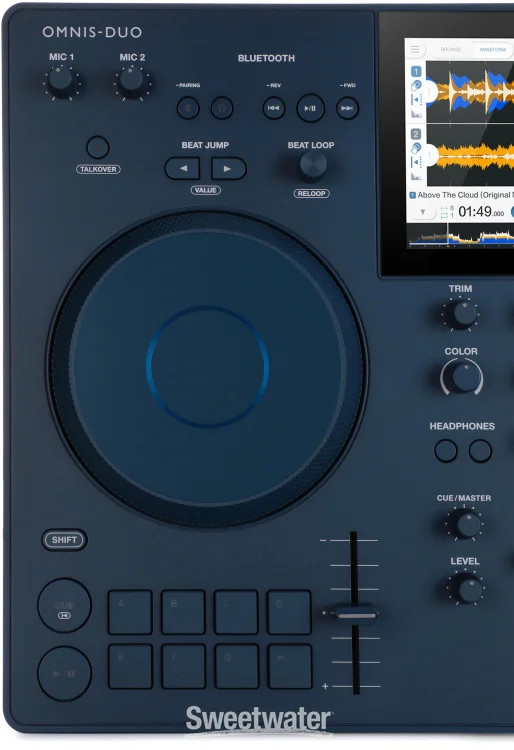 AlphaTheta Omnis-Duo 2-deck Portable DJ System