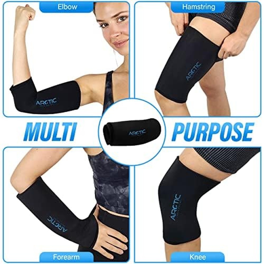 Value 2 Pack - Cold Therapy Compression Ice Sleeve, Knee Ice Pack Wrap for In...