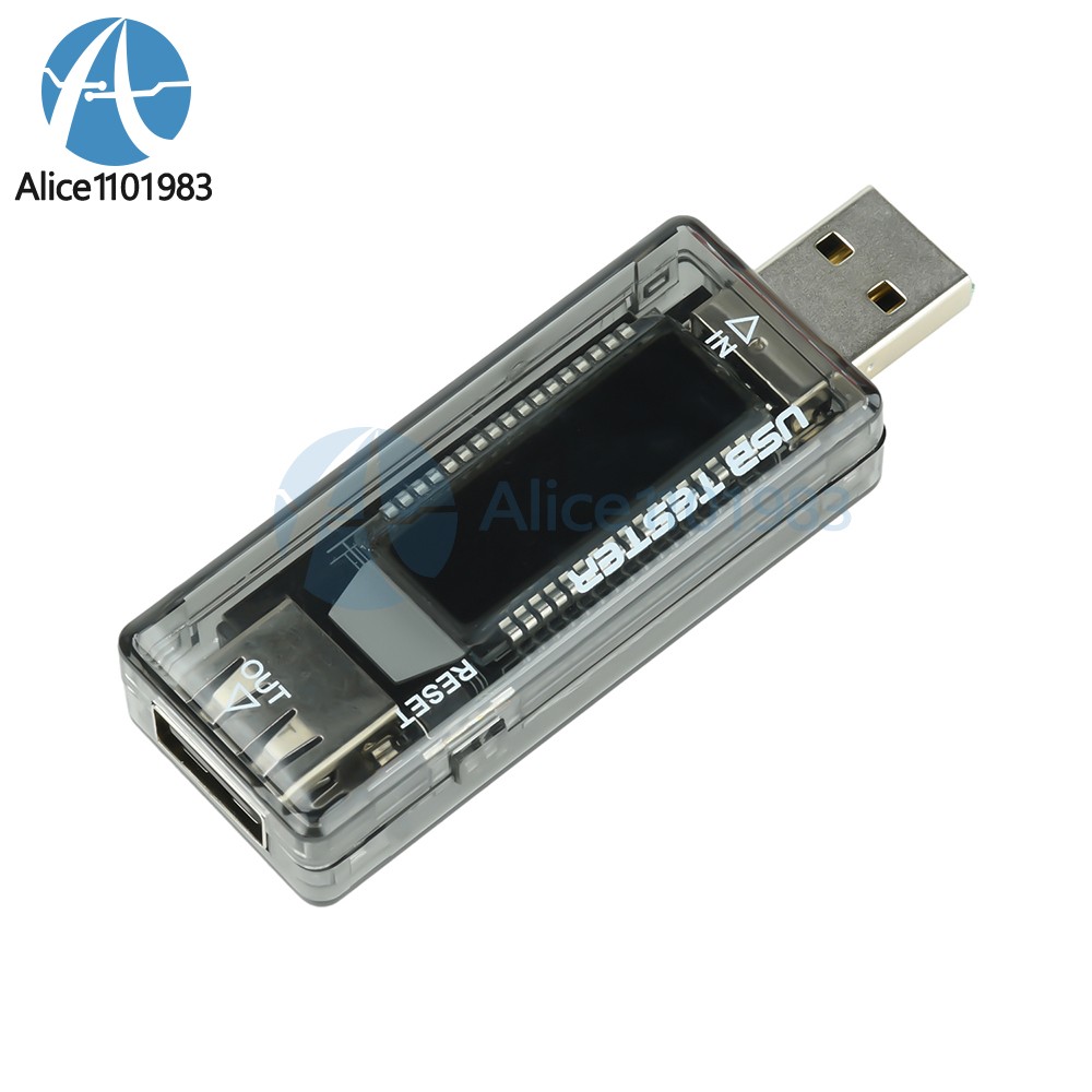 USB Current Voltage Tester USB Voltmeter Ammeter USB Power Detector 4-30V 0-3A