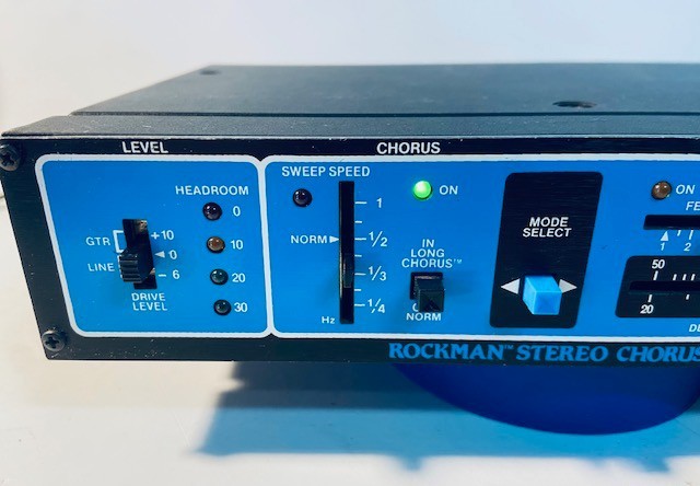 Rockman Stereo Chorus/Delay 100A Micro Rack module 1986 VGC Tested. Nice!